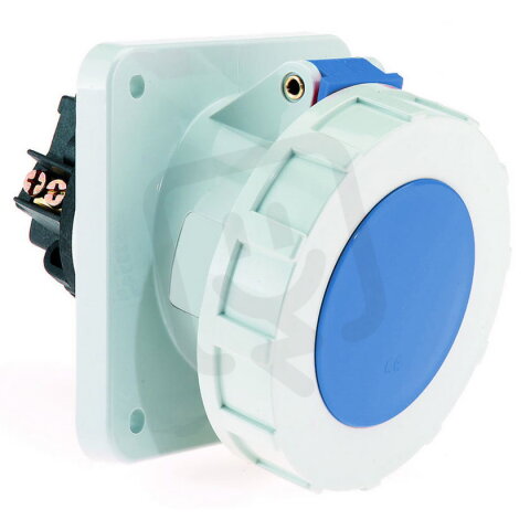 Zásuvka vestavná 63A 3p 230V IP67 6h BALS 12001