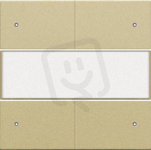 Středový kryt 4xbezpot.tlačítko 24V+LED/LABEL-GOLD COATED NIKO 221-40350