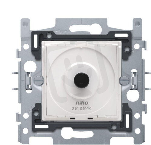 Přístrojový spodek pro otočný stmívač, LED 4-200W, 2-vodičový NIKO 310-04900