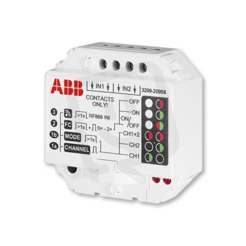 ABB Přístroj Rf 3299-20958 Modul vysílače stavu kontaktů RF,vestavný,868 MHz
