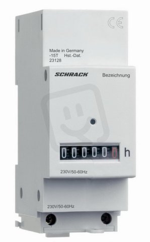 BZ326418 počítadlo provoz.hodin 230V DIN SCHRACK BZ326418