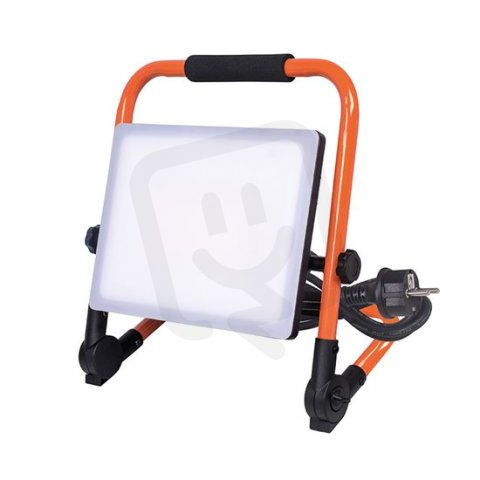 LED reflektor se sklopným stojanem 100W 9000lm 4000K kabel se zástrčkou IP65