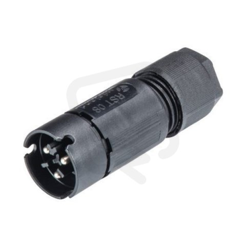 vidlice na kabel 3 pól, 8A / 250V, průměr kabelu 4,7mm WIELAND 41.032.3053.1