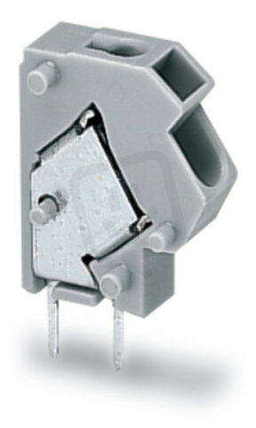 Svorka s možností řad. připojení na DPS, 2,5 mm2, zeleno-žlutá 1pól. 254-848