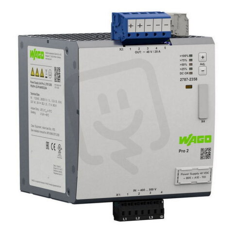 Napájecí zdroj pro 2 3fáz. WAGO 2787-2358