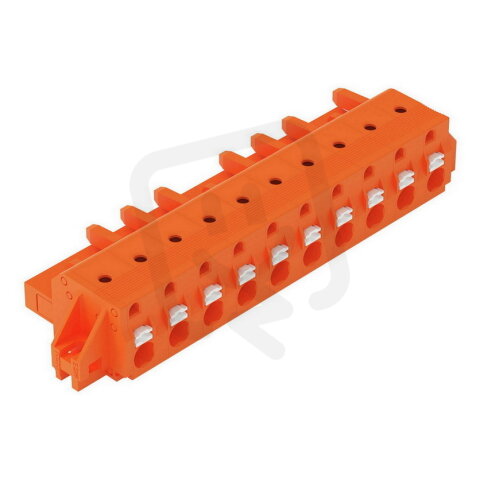 Pružinová svorka CAGE CLAMP 2,5mm2 10pól. oranžová WAGO 2231-710/031-000