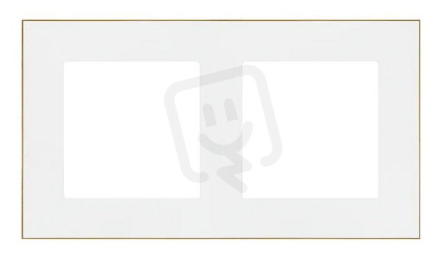 Rámeček 2 násobný bílá KONTAKT SIMON TRD2.166/111