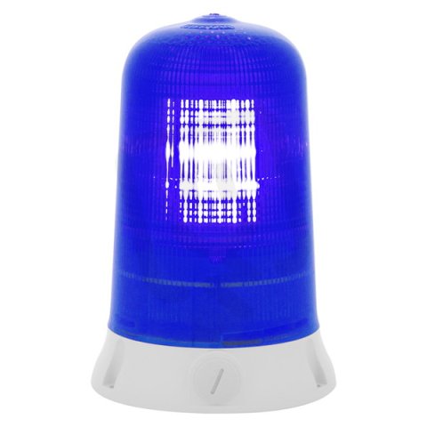 Maják zábleskový ROTALLARM X 110 V, AC, IP65, modrá, světle šedá SIRENA 85421