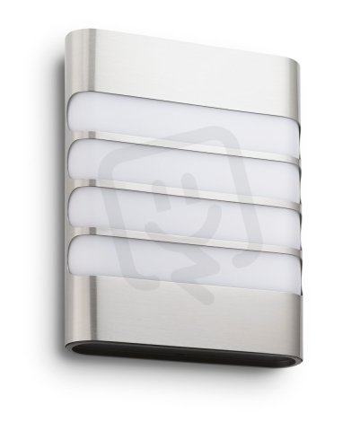 Venkovní nástěnné svítidlo Raccoon inox 1x3W PHILIPS 172734716