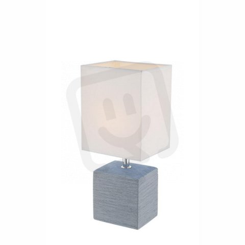 Stolní lampa GERI šedá 1xE14, max. 40W 230V GLOBO 21676