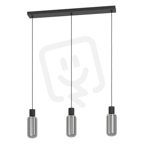 Závěsné svítidlo MAIONE E27 černá/šedá 3X4W IP20 EGLO 901005