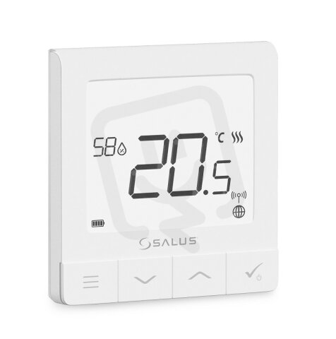 Bezdrátový digitální termostat QUANTUM, Li-lon 3,7V, 2,4 GHz SALUS SALUS SQ610RF