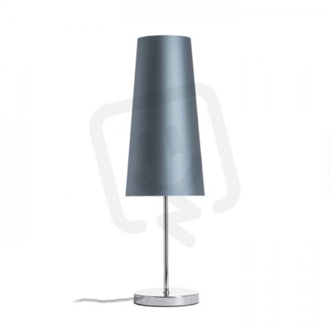 NYC/CONNY 15/30 stolní Monaco petrolejová/stříbrné PVC/chrom 230V E27 7W R14053