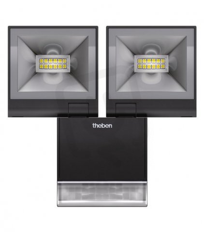 LED refl. theLeda S20 BK s čidlem,černý