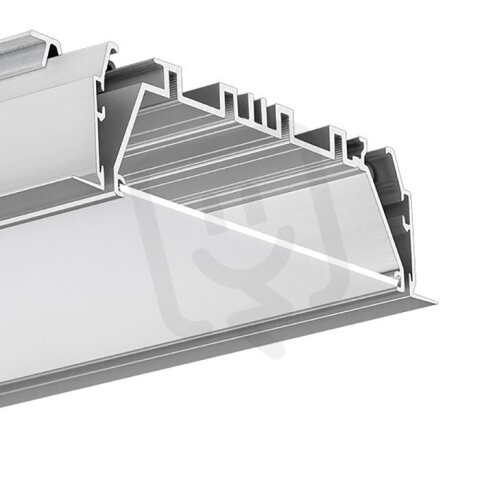 Systém LED hliníkových profil ů do sádrokartonu MOD-KOL-100 1m, stříbrná