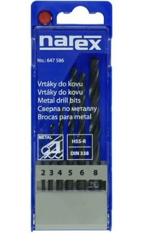 Narex 647587 Sada vrtáků 5-set stone