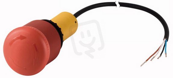 Eaton C22-PVT-K11-P62 Tlačítko nouzového zastavení, 38mm, otočná, 1Z1V