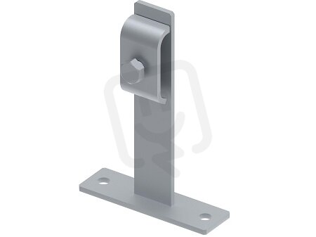 Držák vedení na podstavci L-100 na drát 8/10mm, materiál StZn GROMTOR 313112