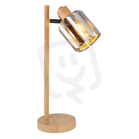 Stolní lampa RUN dřevo 1x40W E14  GLOBO 50220146