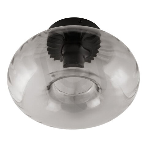 Decor Smoke Glass Ceiling E27 Black OSRAM 4058075850026