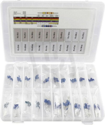 TRU COMPONENTS 418714 sada metalizovanýc