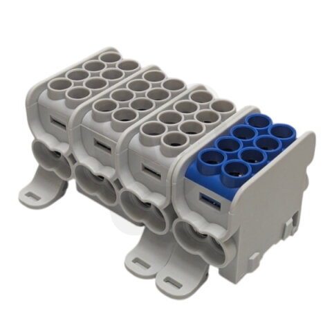 Rozbočovací svorkovnice HLAK25 4P šedá,