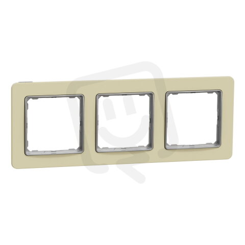 Rámeček trojnásobný, Pískovec,Sedna Design/Elements SCHNEIDER SDD392803