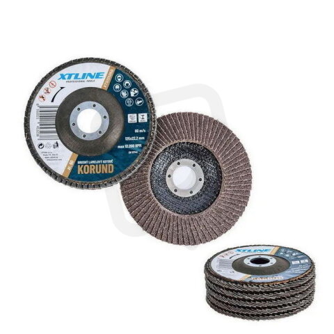 Kotouč brusný lamelový korund 125 mm zr. 120 XTLINE XTS125120