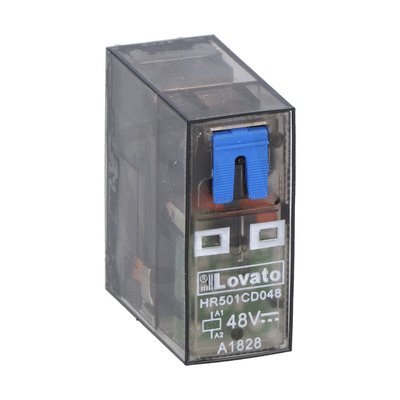 Lovato HR501CD048 Miniaturní relé 1 zap/vyp 16A 48VDC+LED