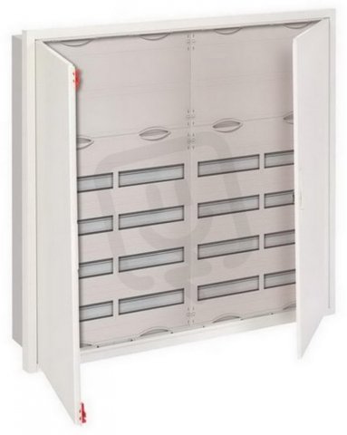 Zapuštěná rozvodnice ABB U64K -192M s dveřmi