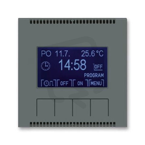 Hodiny spínací programovatelné 3292M-A20301 61 grafitová/ledová bílá Neo ABB