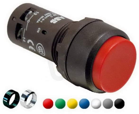 CP3-30L-20 Tlačítko modré, neprosvětlené ABB 1SFA619102R3024