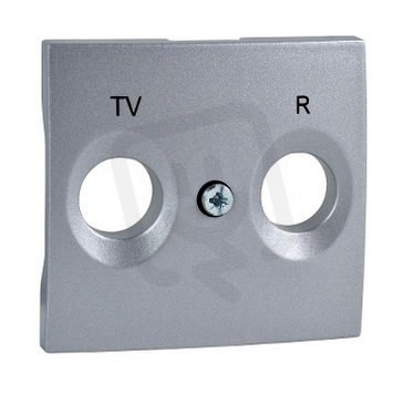 Sedna Středový kryt TV/R, Aluminium SCHNEIDER SDN3311360