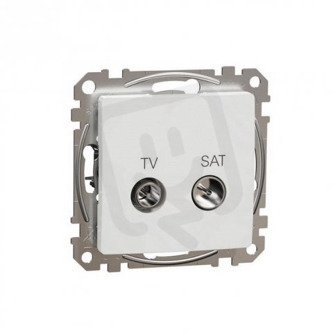 Sedna D/E TV SAT zásuvka koncová 4dB, Bílá SCHNEIDER SDD111471S