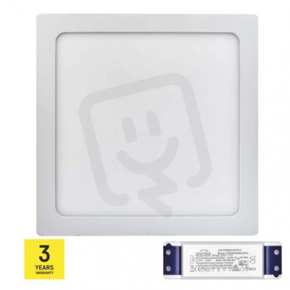 Set: LED PANEL PŘ.ČTV 24W IP20 WW B+tria