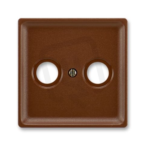 Kryt zásuvky televizní a rozhlasové 5011C-A200 H3 hnědá Classic ABB