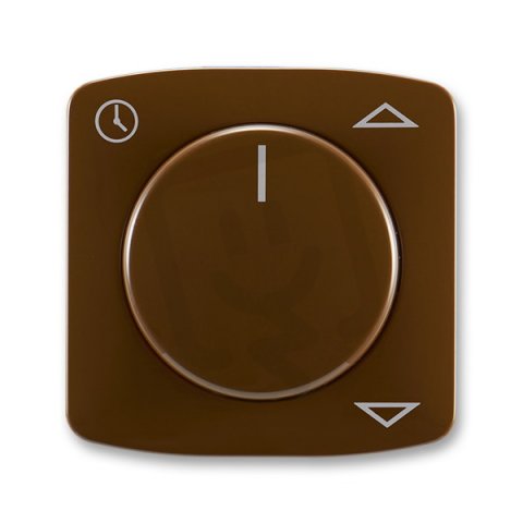Kryt spínače žaluziového s otočným ovladačem 3294A-A00110 H hnědá Tango ABB
