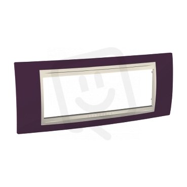 Unica Allegro Krycí rámeček šestimodulový, Garnet/Marfil SCHNEIDER MGU6.106.572