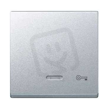 Merten Kryt spínače s průzorem 'klíč' System M Aluminium SCHNEIDER MTN430760