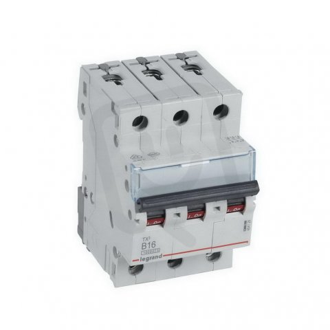 TX3 JISTIČ, 3 PÓLOVÝ, CHAR. B, 16A 10000A LEGRAND 404126