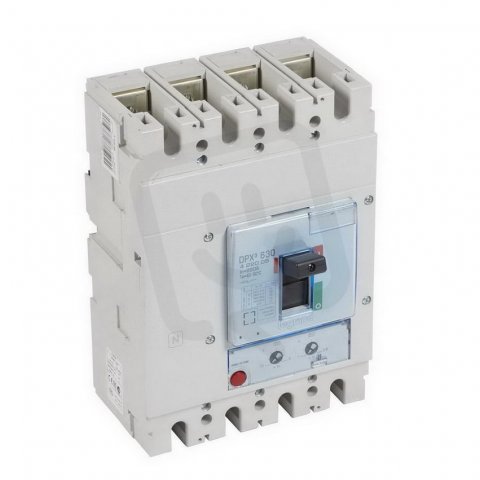 DPX3 630 TEPELNĚ MAGNETICKÁ SPOUŠŤ PRO VÝKONOVÝ JISTIČ 4P 250A 36kA LEGRAND