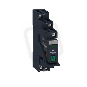 Relé Zelio + patice, 1V /Z, 10A, 24VDC, test SCHNEIDER RXG12BDPV