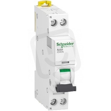 Jistič Acti9 iC40N 1P+N 20A D 6kA SCHNEIDER A9P64620