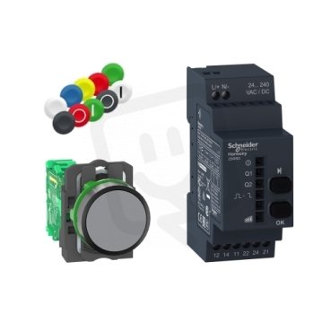 Předpřipravená sada XB5R (přijímač 24 VDC) SCHNEIDER XB5RFD02