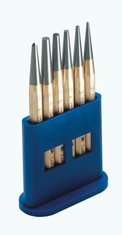 Sada průrazníků s důlčíkem d1 - 5 mm (6 ks) CIMCO 130354