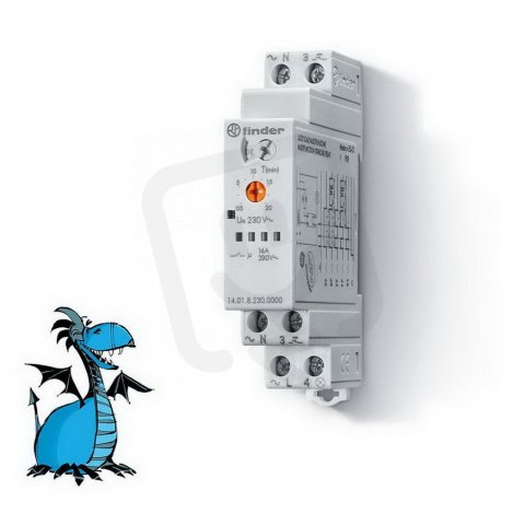 Schodišťový automat, 1Z/16A, 230V AC, 4F, spíná N FINDER 14.01.8.230.0000