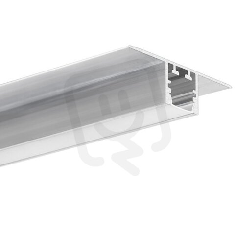 LED hliníkový profil KLUŚ PDS-T neanodizovaná 2m /C2057_2m/ ALUMIA A02057N_2