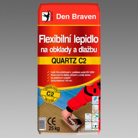 DenBraven 57100Q Flexibilní lepidlo na obklady a dlažbu Quartz 25