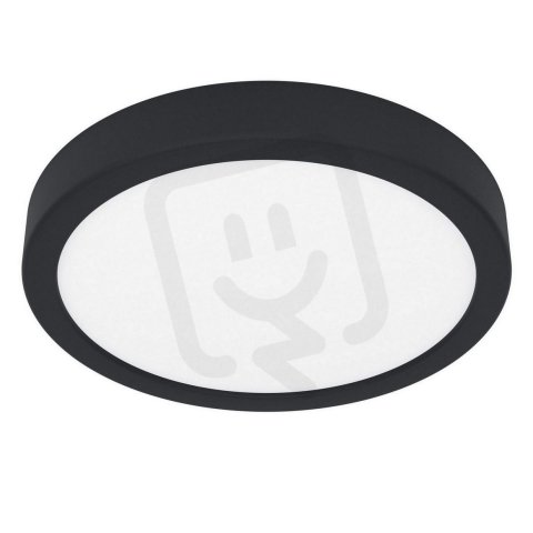 Stropní svítidlo FUEVA 5 LED d210 černá 3000K 17W IP44 EGLO 900653