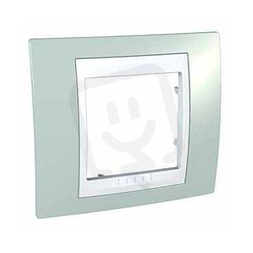Unica Plus Krycí rámeček jednonásobný, Aqua/Polar SCHNEIDER MGU6.002.870